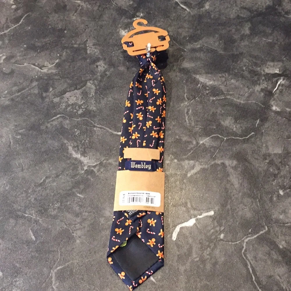Wembley Gingerbread Clip Washable Tie